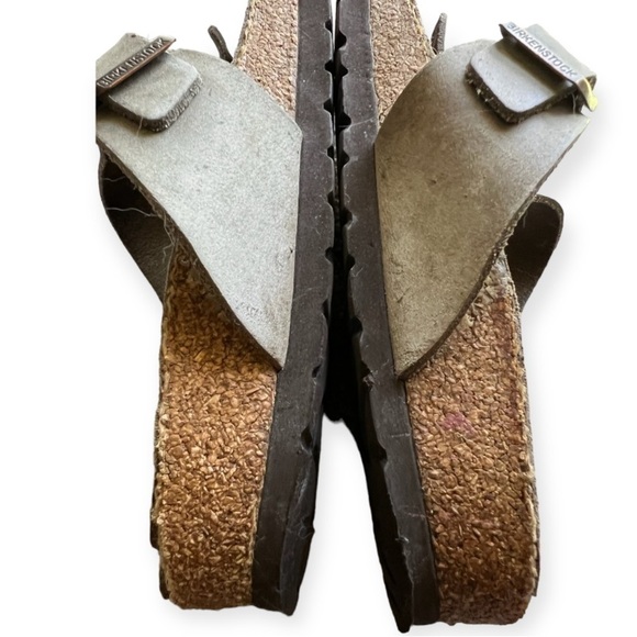 Birkenstock Gizeh Thong Leather Sandals Tan 37/6 - Picture 6 of 13